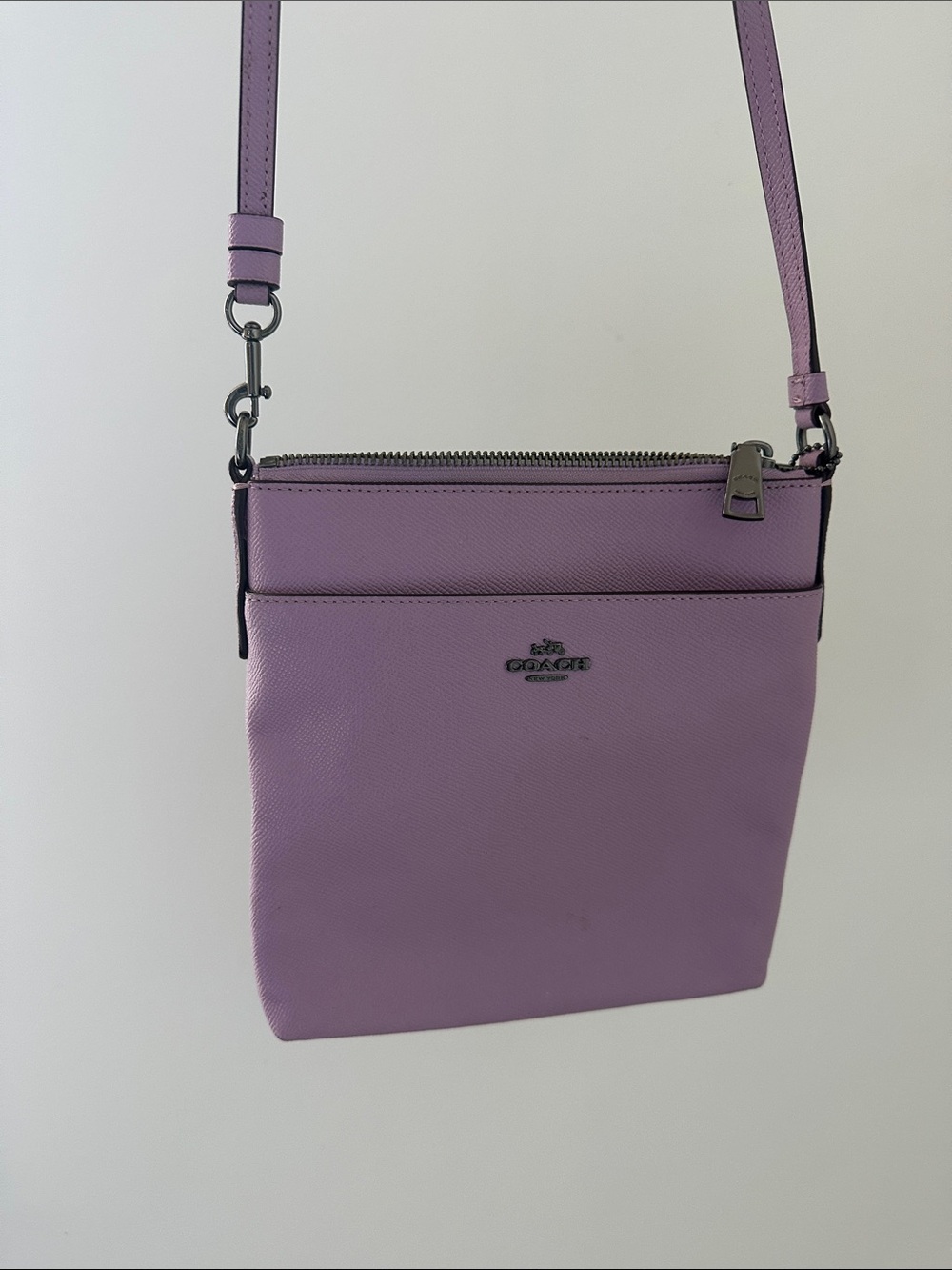 Coach Lavender Leather Crossbody Bag